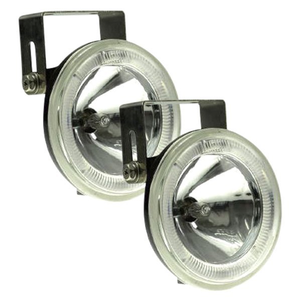 Hella® - 2500 Optilux™ Angel Eye 4" 2x55W Round Driving Beam Lights