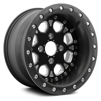 HiPer® - Fusion Rear ATV/UTV Single Beadlock Satin Black Wheel