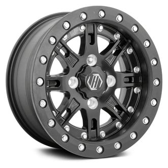 HiPer® - Desert Rat ATV/UTV Single Beadlock Ring Black Wheel