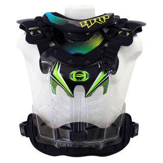 HRP Sports® - Flak Jak LT IMS Adult Chest Protector (Medium, Green)