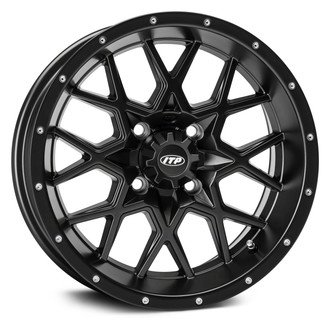 ITP® - Hurricane Rear ATV/UTV Matte Black Alloy Aluminum Wheel