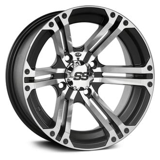ITP® - SS212 ATV/UTV Machined/Black Accents Alloy Aluminum Wheel