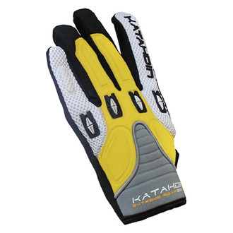 Katahdin Extreme Gear® KG049041 - Off Road Men's Gloves (Small, Yellow)
