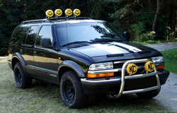 KC HiLiTES Lights on Chevy Blazer