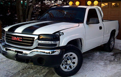 KC HiLiTES Lights on GMC Sierra