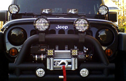 KC HiLiTES Lights on Jeep Wrangler