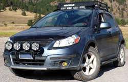 KC HiLiTES Lights on Suzuki SX4