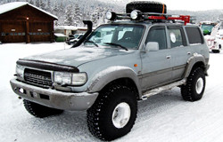 KC HiLiTES Lights on Toyota Terrano