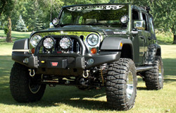 KC HiLiTES Lights on Jeep Wrangler