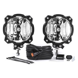KC HiLiTES® - Gravity™ Pro6 6" 2x20W Round Driving Beam LED Lights