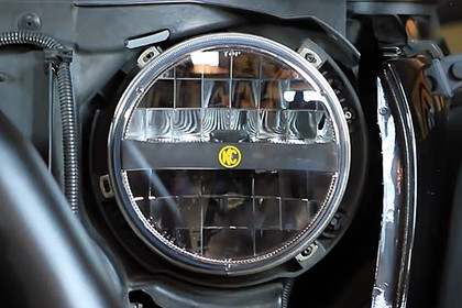 KC HiLiTES® - 7" Round Chrome Euro Headlights, Installation