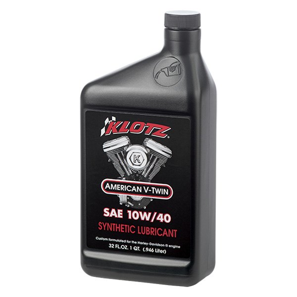 Klotz® - American V-Twin Multi-Viscosity SAE 10W-40 Synthetic Engine Lubricant, 1 Quart