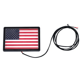 Kuryakyn® - Freedom Flag LED Chrome Plate