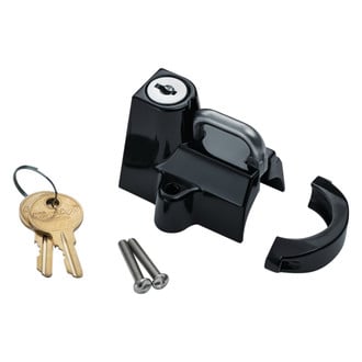 Kuryakyn® 4618 - Universal Black Helmet Lock for 7/8" to 1-1/4" Diameter Tubing