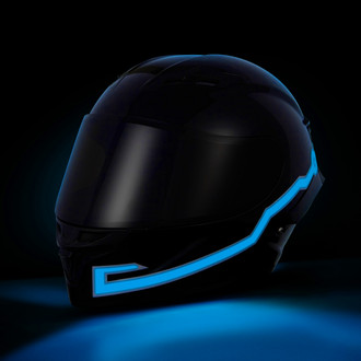 LEGASEE® - Blue Rechargable Helmet Light Tapes