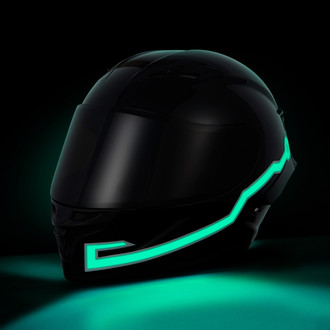 LEGASEE® - Green Rechargable Helmet Light Tapes