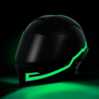 LEGASEE® - Lime Green Rechargable Helmet Light Tapes