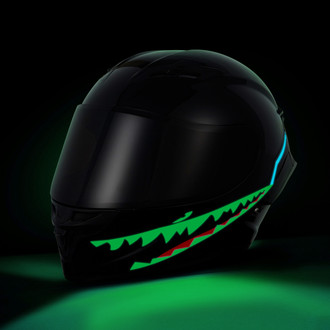 LEGASEE® - Lime Green Rechargable Helmet Light Tapes