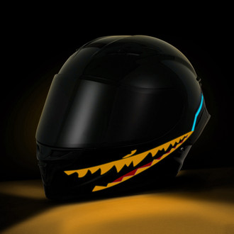 LEGASEE® - Orange Rechargable Helmet Light Tapes