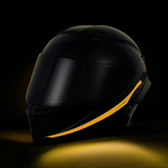LEGASEE® - Orange Rechargable Helmet Light Tapes