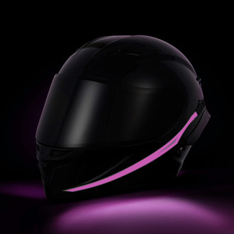 LEGASEE® - Pink Rechargable Helmet Light Tapes