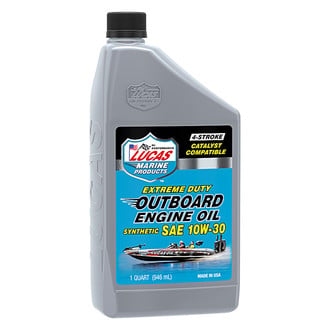 Lucas Oil® - Outboard SAE 10W-30 Synthetic Engine Oil, 1 Quart