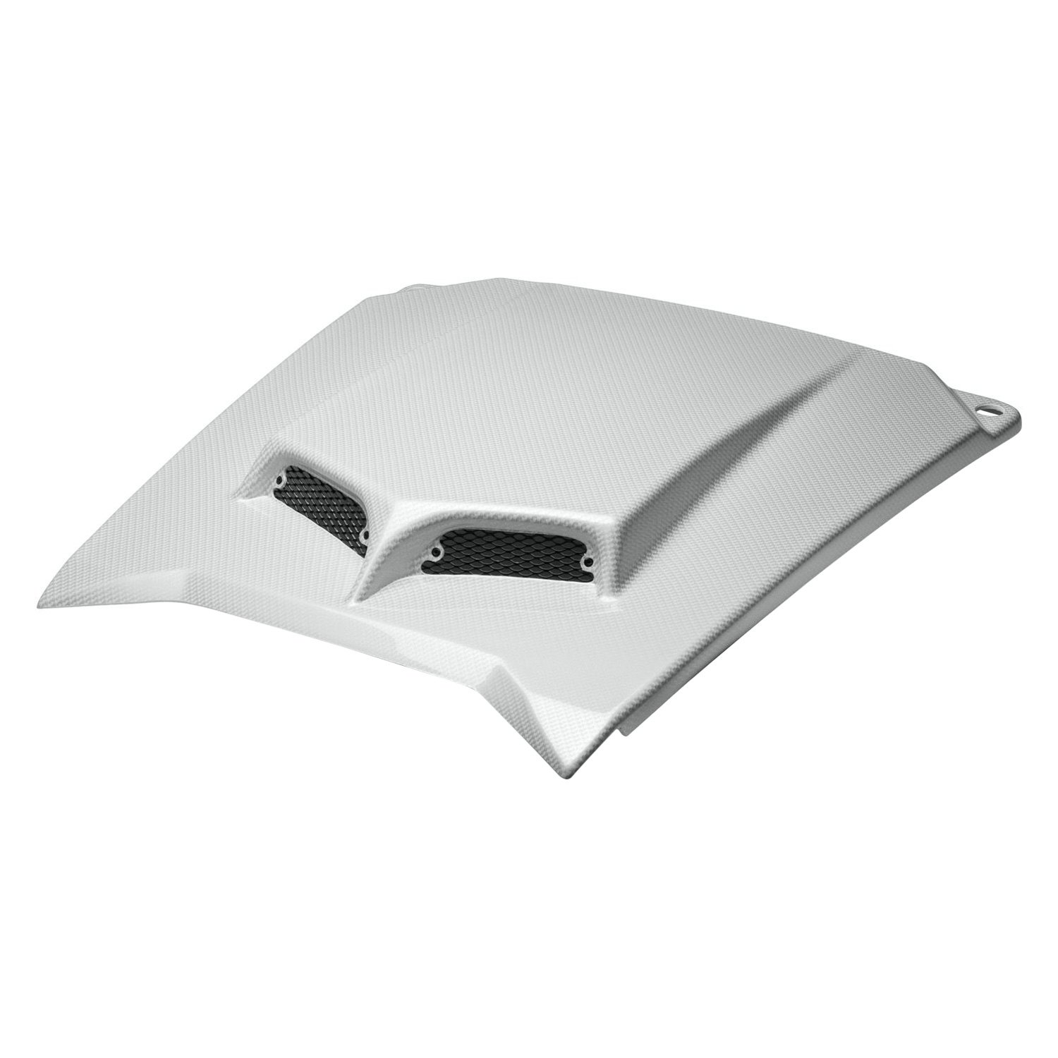Maier® 19469-31 - Scooped Pearl White Carbon Fiber Hood