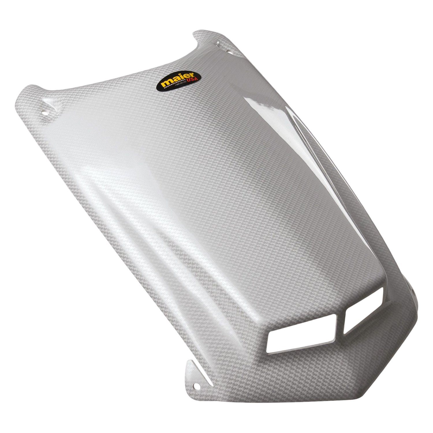 Maier® 50973-31 - Scooped Pearl White Carbon Fiber Hood
