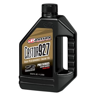Maxima Racing Oils® 23901 - Pro Series Castor 927 Synthetic 2-Cycle Racing Oil, 1 Liter