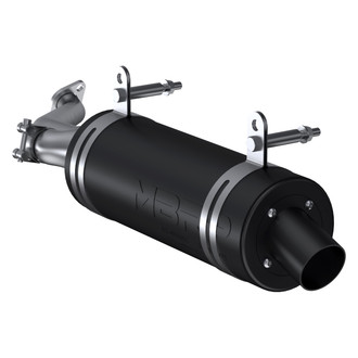 MBRP® - Performance Black/Chrome Slip-On Muffler