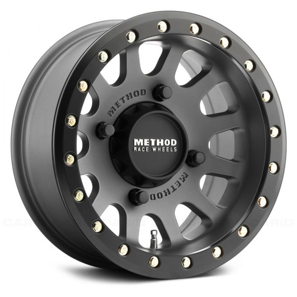 METHOD RACE® - 401 UTV BEADLOCK Titanium with Matte Black Ring Wheel