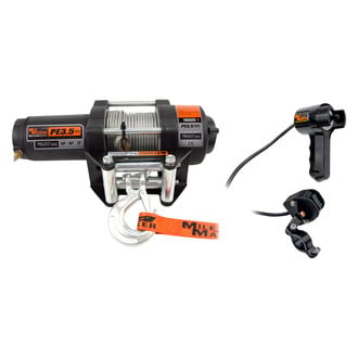 Mile Marker® - ATV/UTV Waterproof 3,500 lbs Electric Winch with Steel Cable
