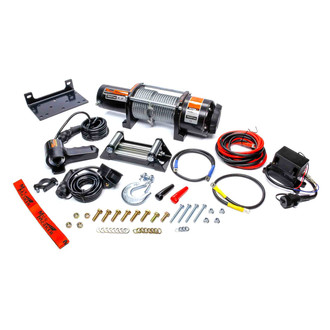 Mile Marker® - ATV/UTV Waterproof 5,000 lbs Electric Winch with Steel Rope