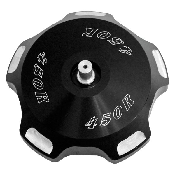 Modquad Racing® - Black Aluminum Gas Cap with Breather Valve and Logo