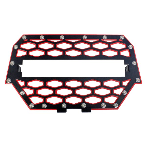 Modquad Racing® - Front Red Grillwith Light Bar Cutout