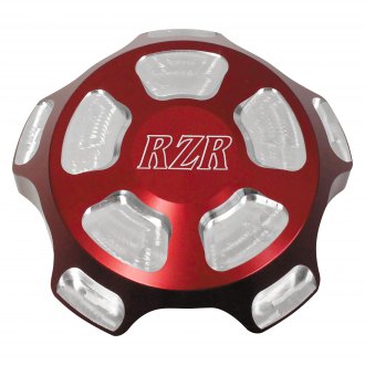 QBRUS Red Alloy Fuel Cap to fit the Yamaha YFM250R Quad Bike Parts 