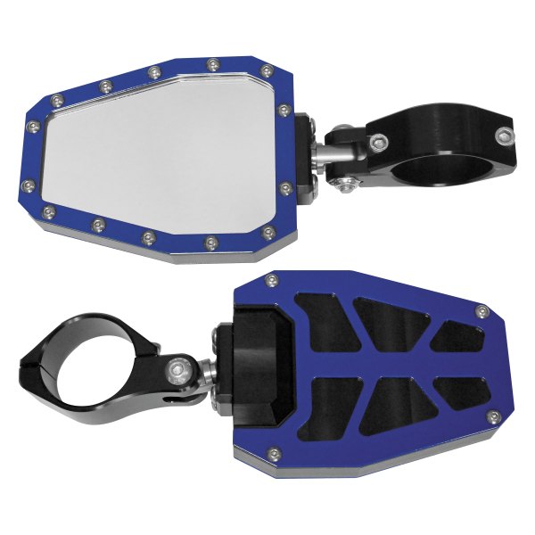 Modquad Racing® - Blue Side Mirror with Bezel