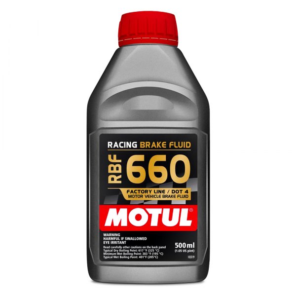 Motul USA® - RBF 600™ Synthetic Racing DOT 4 12x0.5 Liter Brake Fluid