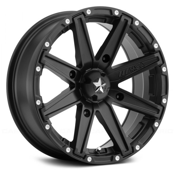 MSA® - M33 CLUTCH Satin Black with Milled Accents Wheel