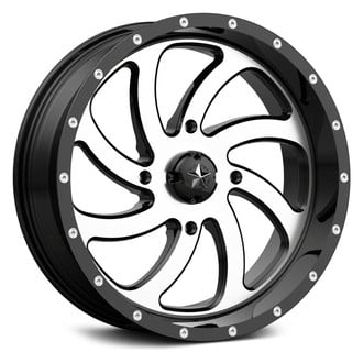 MSA Off Road Wheels® - M36 SWITCH ATV/UTV Gloss Black with Machined Face Wheel