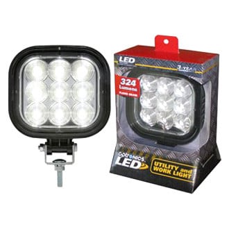 Optronics® - TLL50 Series Opti-Brite™ 4.94"x4.5" Rectangular Flood Beam LED Work Light with Retail Window Box