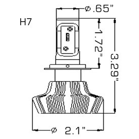 H7 Bulb Socket
