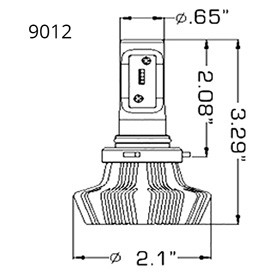 9012 Bulb Socket