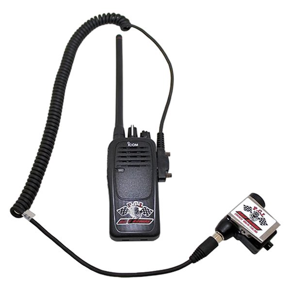 PCI Race Radios® - Icom Co-Driver Handheld Radio with This PTT Adapter