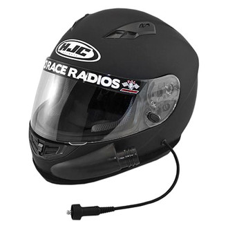 PCI Race Radios® - HJC CS-R3 Playcar RaceAir X-Small Black Forced Air Helmet