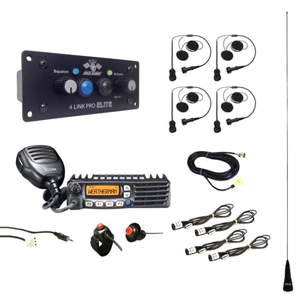 PCI Race Radios® - DSP + Bluetooth California Ultimate Radio Package 4 Headset/Helmet Cables