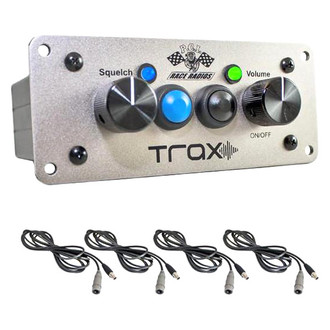 PCI Race Radios® - Trax Intercom Package 4 Headset/Helmet Cables DSP
