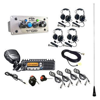 PCI Race Radios® - Trax Ultimate Radio Packag with 4 Headset/Helmet Cables DSP Upgrades