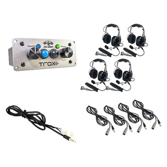 PCI Race Radios® - TRAX 4 Headset/Helmet Cables Stereo Bluetooth Intercom DSP Upgrades