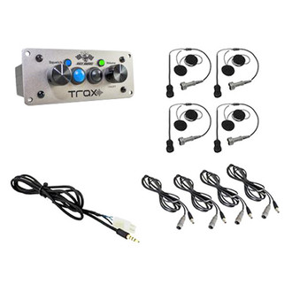 PCI Race Radios® - 4 Headset/Helmet Cables Trax California Supreme Radio Package
